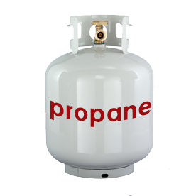 Flame King Empty OPD Propane Gas BBQ Cylinder Tank, Fits QCC1